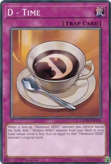 D - Time (LEHD-ENA28), Legendary Hero Decks — Yu-Gi-Oh! card price