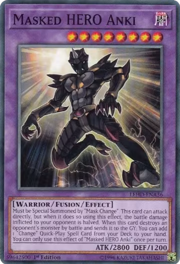 Masked HERO Anki (LEHD-ENA36), Legendary Hero Decks — Yu-Gi-Oh! card price