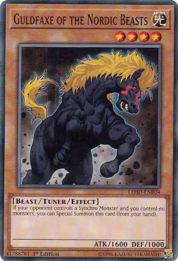 Guldfaxe of the Nordic Beasts (LEHD-ENB04), Legendary Hero Decks — Yu-Gi-Oh! card price