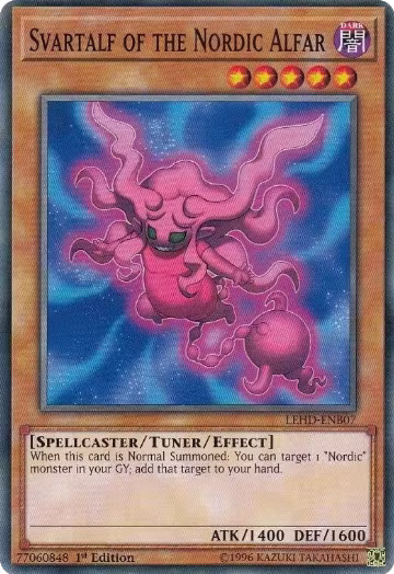 Svartalf of the Nordic Alfar (LEHD-ENB07), Legendary Hero Decks — Yu-Gi-Oh! card price