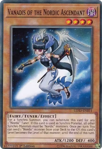 Vanadis of the Nordic Ascendant (LEHD-ENB11), Legendary Hero Decks — Yu-Gi-Oh! card price