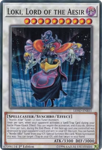 Loki, Lord of the Aesir (LEHD-ENB31), Legendary Hero Decks — Yu-Gi-Oh! card price