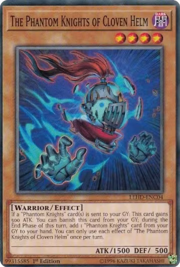 The Phantom Knights of Cloven Helm (LEHD-ENC04), Legendary Hero Decks — Yu-Gi-Oh! card price