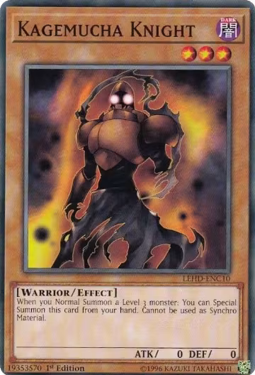 Kagemucha Knight (LEHD-ENC10), Legendary Hero Decks — Yu-Gi-Oh! card price