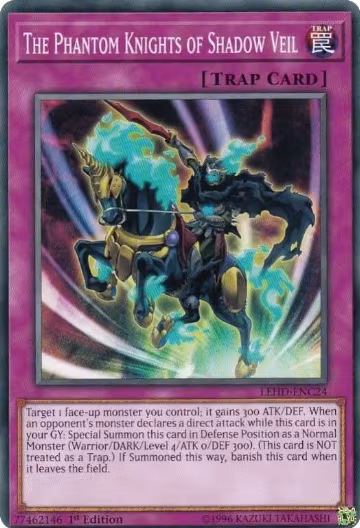 The Phantom Knights of Shadow Veil (LEHD-ENC24), Legendary Hero Decks — Yu-Gi-Oh! card price