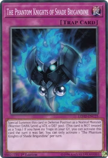 The Phantom Knights of Shade Brigandine (LEHD-ENC25), Legendary Hero Decks — Yu-Gi-Oh! card price