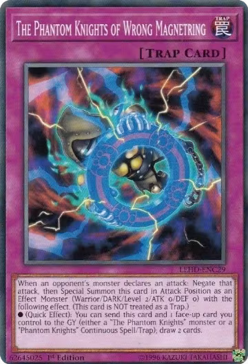 The Phantom Knights of Wrong Magnetring (LEHD-ENC29), Legendary Hero Decks — Yu-Gi-Oh! card price