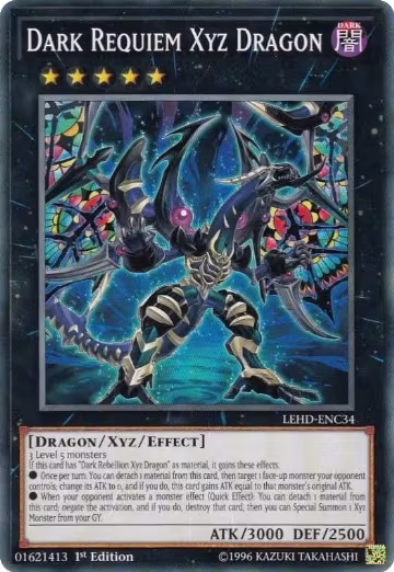 Dark Requiem Xyz Dragon (LEHD-ENC34), Legendary Hero Decks — Yu-Gi-Oh! card price