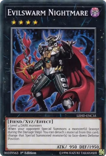 Evilswarm Nightmare (LEHD-ENC35), Legendary Hero Decks — Yu-Gi-Oh! card price