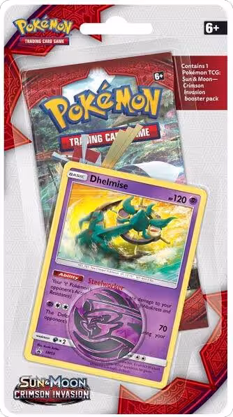 Crimson Invasion Single Pack Blister [Dhelmise], SM - Crimson Invasion — Pokémon sealed product price
