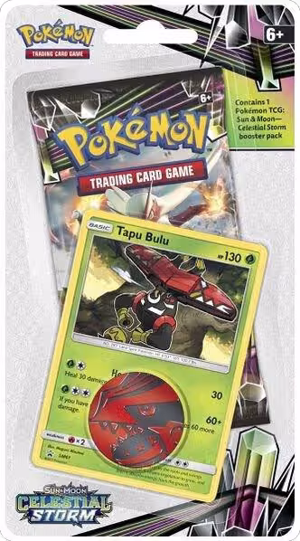 Celestial Storm Single Pack Blister [Tapu Bulu], SM - Celestial Storm — Pokémon sealed product price
