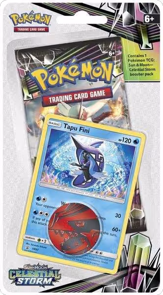 Celestial Storm Single Pack Blister [Tapu Fini], SM - Celestial Storm — Pokémon sealed product price