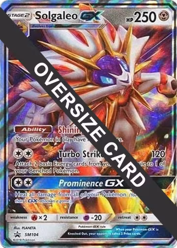 Solgaleo GX - SM104 (SM104), Jumbo Cards — Pokémon card price