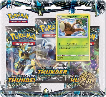 Lost Thunder 3 Pack Blister [Alolan Exeggutor], SM - Lost Thunder — Pokémon sealed product price