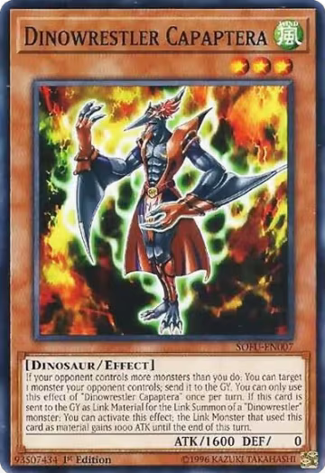 Dinowrestler Capaptera (SOFU-EN007), Soul Fusion — Yu-Gi-Oh! card price