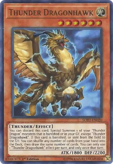 Thunder Dragonhawk (SOFU-EN020), Soul Fusion — Yu-Gi-Oh! card price