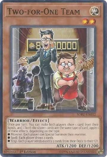 Two-for-One Team (SOFU-EN032), Soul Fusion — Yu-Gi-Oh! card price