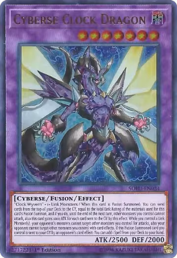 Cyberse Clock Dragon (SOFU-EN034), Soul Fusion — Yu-Gi-Oh! card price