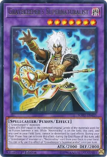 Gravekeeper's Supernaturalist (SOFU-EN035), Soul Fusion — Yu-Gi-Oh! card price