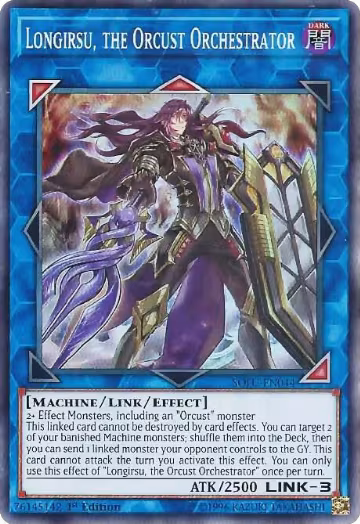 Longirsu, the Orcust Orchestrator (SOFU-EN044), Soul Fusion — Yu-Gi-Oh! card price