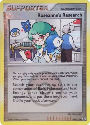Roseanne's Research - 125/132 (League Promo) (125/132), League & Championship Cards — Pokémon card price