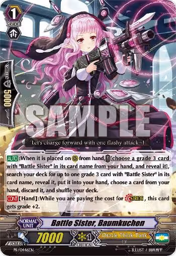 Battle Sister, Baumkuchen (PR/0446EN), Promo Cards — Vanguard card price