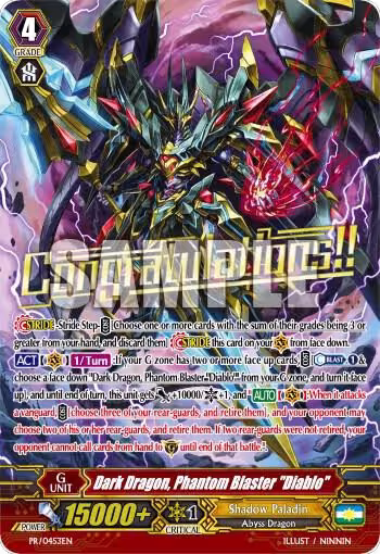 Dark Dragon, Phantom Blaster "Diablo" (PR/0453EN), Promo Cards — Vanguard card price