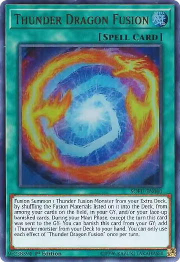 Thunder Dragon Fusion (SOFU-EN060), Soul Fusion — Yu-Gi-Oh! card price