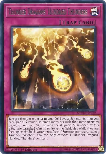 Thunder Dragons' Hundred Thunders (SOFU-EN072), Soul Fusion — Yu-Gi-Oh! card price