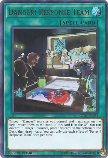 Danger! Response Team (SOFU-EN086), Soul Fusion — Yu-Gi-Oh! card price