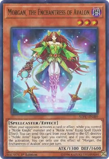 Morgan, the Enchantress of Avalon (SOFU-EN089), Soul Fusion — Yu-Gi-Oh! card price
