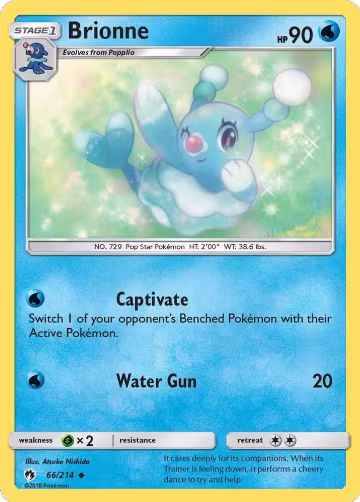 Brionne (66/214), SM - Lost Thunder — Pokémon card price