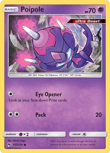 Poipole (107/214), SM - Lost Thunder — Pokémon card price