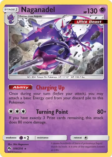 Naganadel (108/214), SM - Lost Thunder — Pokémon card price