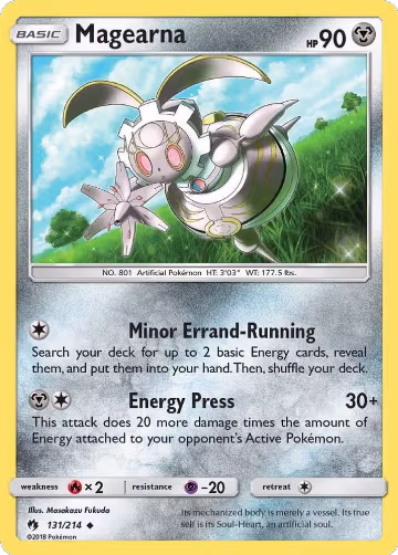 Magearna (131/214), SM - Lost Thunder — Pokémon card price