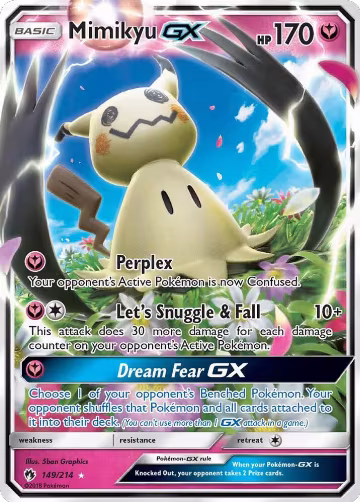 Mimikyu GX (149/214), SM - Lost Thunder — Pokémon card price