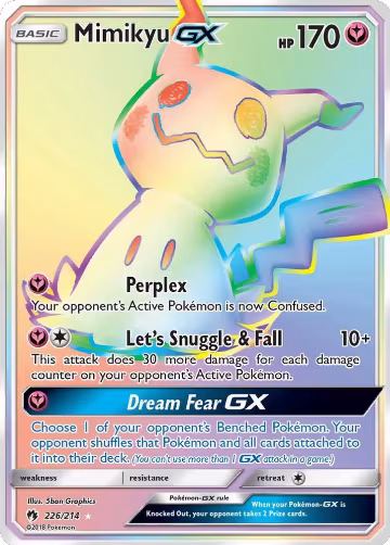 Mimikyu GX (Secret) (226/214) — card price