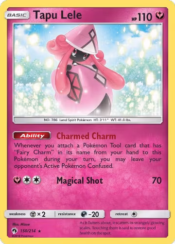 Tapu Lele (150/214), SM - Lost Thunder — Pokémon card price