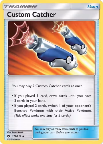 Custom Catcher (171/214), SM - Lost Thunder — Pokémon card price