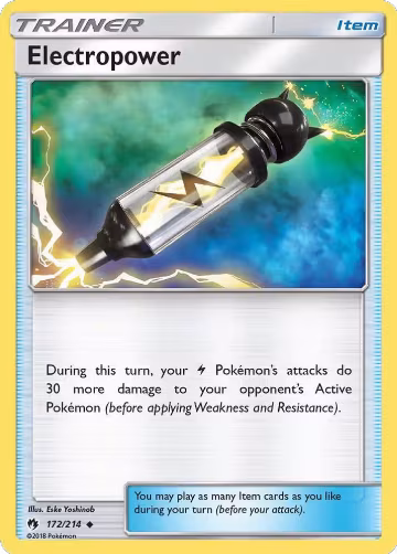 Electropower (172/214), SM - Lost Thunder — Pokémon card price