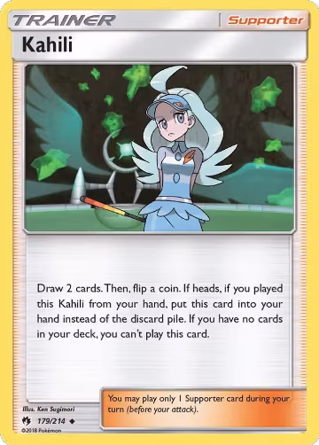 Kahili (179/214), SM - Lost Thunder — Pokémon card price