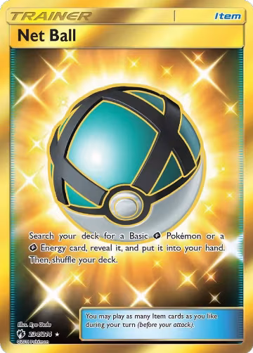 Net Ball (Secret) (234/214), SM - Lost Thunder — Pokémon card price