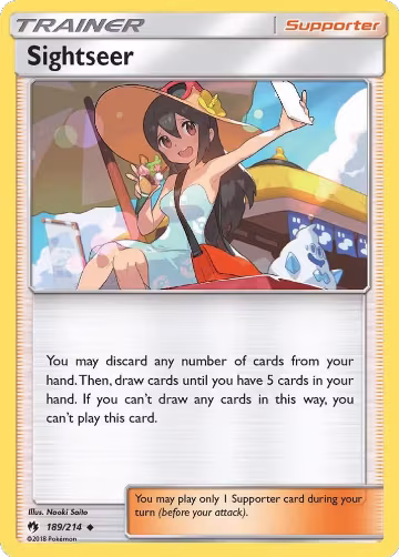 Sightseer (189/214), SM - Lost Thunder — Pokémon card price