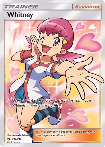 Whitney (Full Art) (214/214), SM - Lost Thunder — Pokémon card price