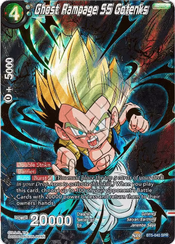 Ghost Rampage SS Gotenks (SPR) (BT5-040), Miraculous Revival — DB Super card price