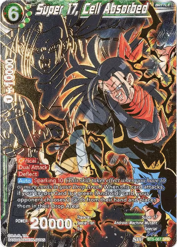 Super 17, Cell Absorbed (SPR) (BT5-067), Miraculous Revival — DB Super card price