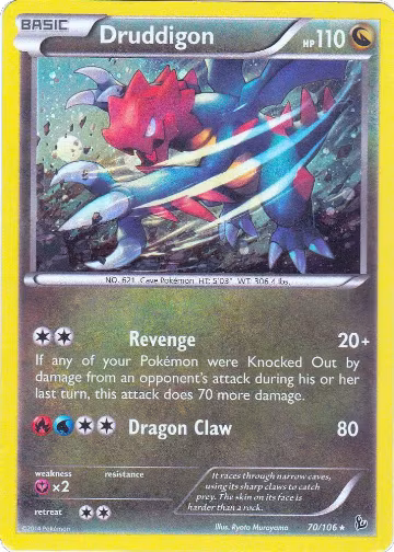 Druddigon - 70/106(Cosmos Holo) (070/106), Blister Exclusives — Pokémon card price