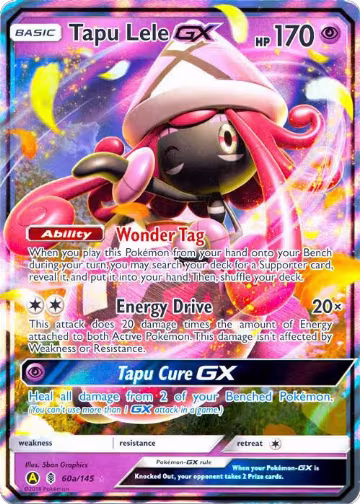 Tapu Lele GX - 60a/145 (060a/145), Alternate Art Promos — Pokémon card price