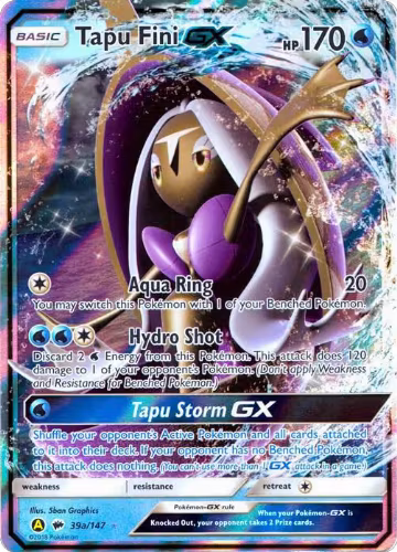 Tapu Fini GX - 39a/147 (039a/147), Alternate Art Promos — Pokémon card price