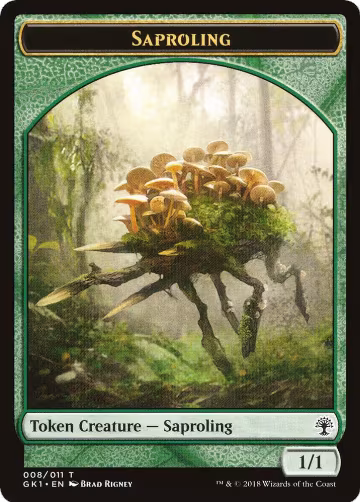 Saproling // Wurm Double-Sided Token (8 // 9), Guilds of Ravnica: Guild Kits — Magic card price